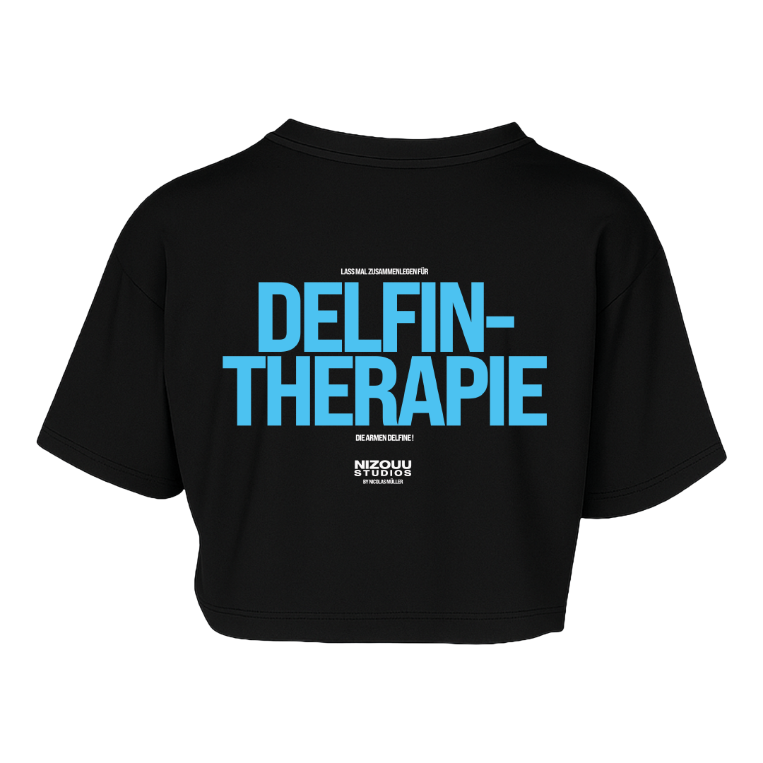 NIZOUU - Damen Crop Top Delfin