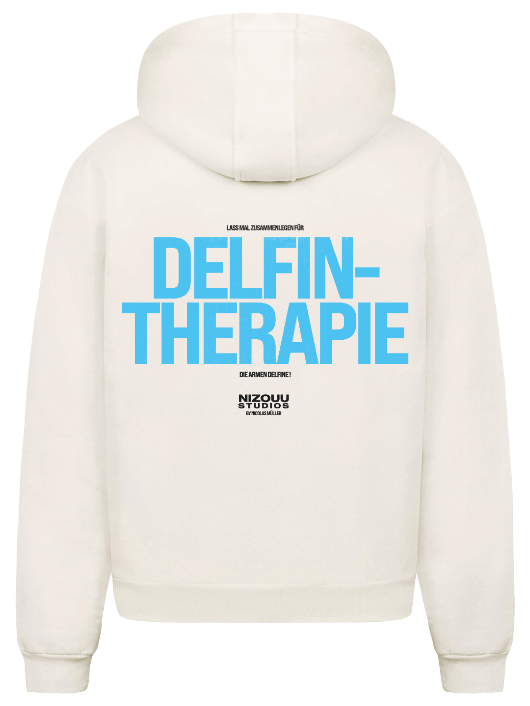 NIZOUU - Oversized Hoodie Delfin